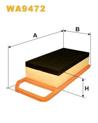 WIX Filters WA9472 Air Filter