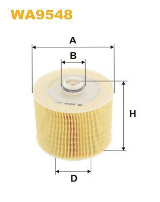 WIX Filters WA9548 Air Filter For Audi A6