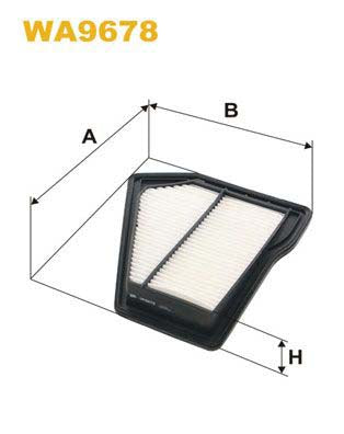WIX Filters WA9678 Air Filter For Honda Cr-V