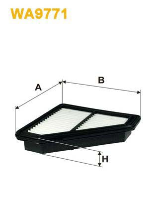 WIX Filters WA9771 Air Filter For Honda Civic Ix Hatchback (Fk)
