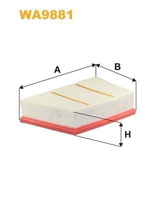 WIX Filters WA9881 Air Filter