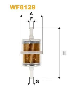 WIX Filters WF8129 Fuel Filter For Fiat Cinquecento (170)