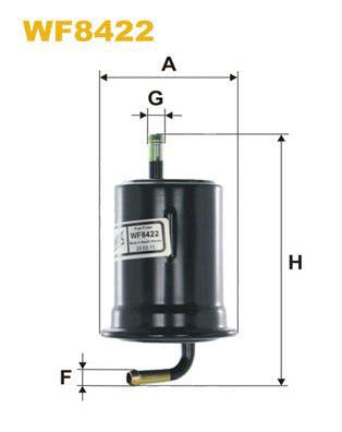 WIX Filters WF8422 Fuel Filter For Suzuki Grand Vitara