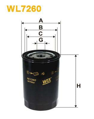 WIX Filters WL7260 Oil Filter