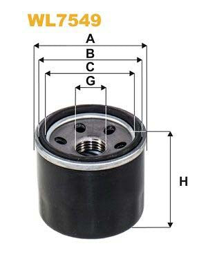 WIX Filters WL7549 Oil Filter