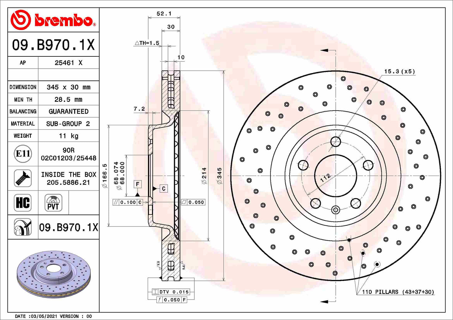 DELPHI LH7848 Brake Hose