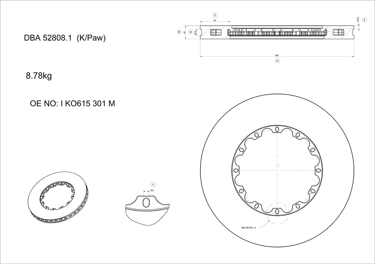 HERTH+BUSS JAKOPARTS J3660523 Disc Brake Pad Accessory Kit