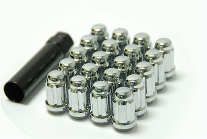 MUTEKI 41885C LUG NUTS KIT 12X1.25 CHROME (CLOSE END)