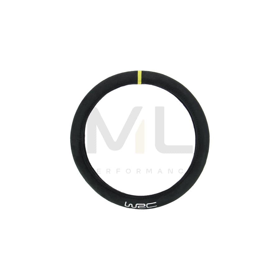 WRC 007383 Steering wheel cover Black, Ø: 35-38cm, Textile