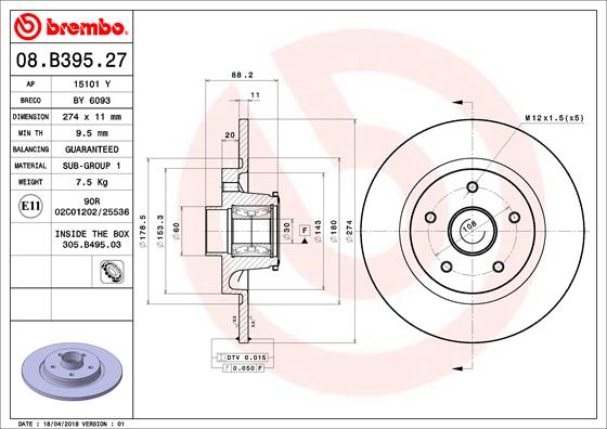 BBP 41486BBP Disc Brake Caliper Repair Kit