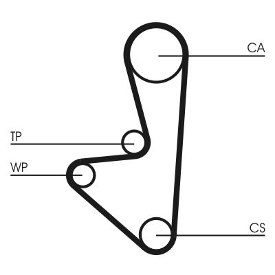 CONTITECH CT607WP2 Water Pump & Timing Belt Kit