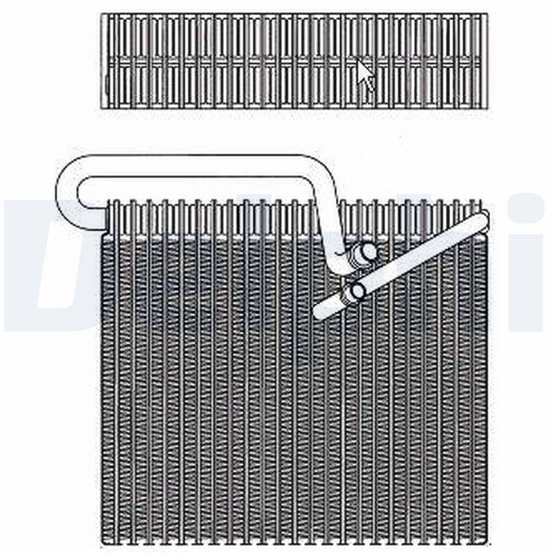 DELPHI TSP0525148 Air Conditioning Evaporator