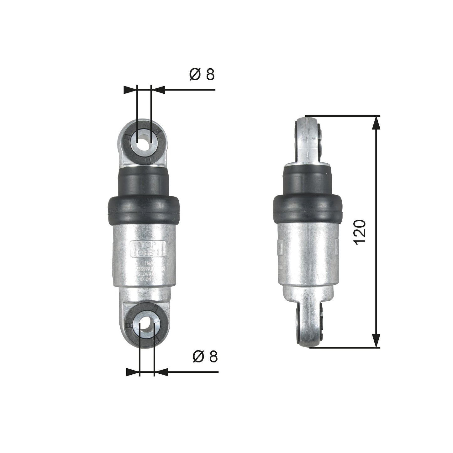 GATES GATT39215 V-Ribbed Belt Vibration Damper