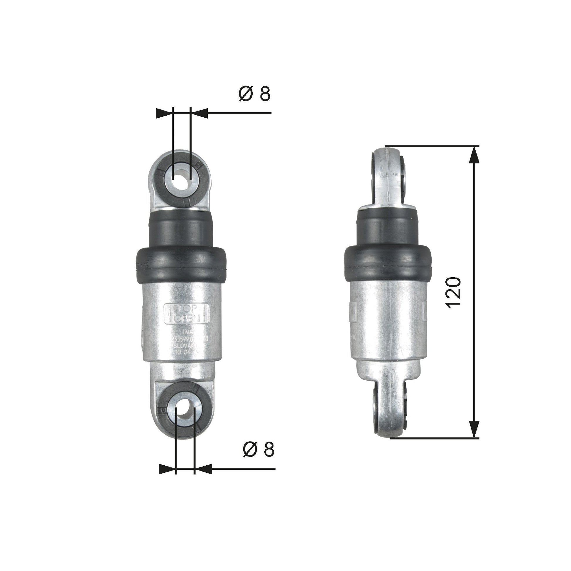 GATES GATT39215 V-Ribbed Belt Vibration Damper