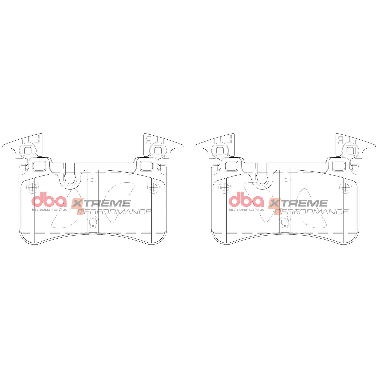 DBA DB15037XP High Performance Brake Pad Set