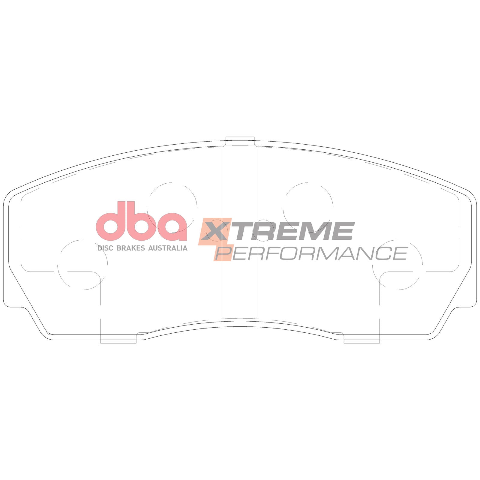 DBA DB15010XP High Performance Brake Pad Set