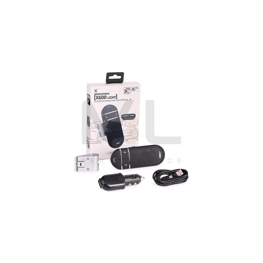XBLITZ X600 Light Hands free car kit 600 mAh 16 hours Bluetooth: Yes