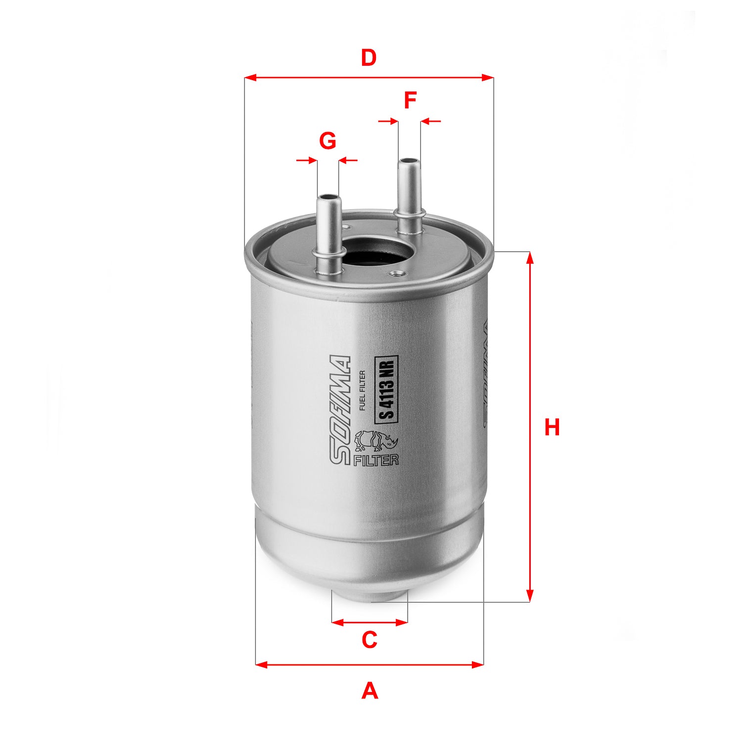 SOFIMA S4113NR Fuel Filter