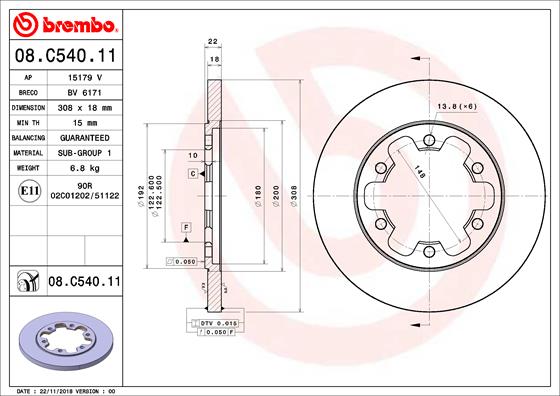 AUGER AUG54542 Disc Brake Caliper Repair Kit