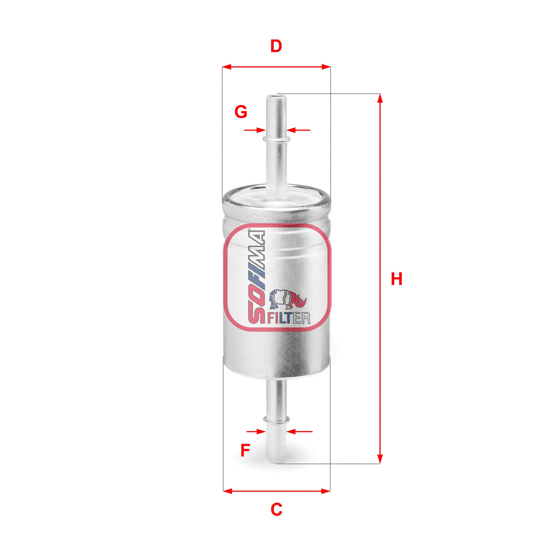 SOFIMA S3740B Fuel Filter