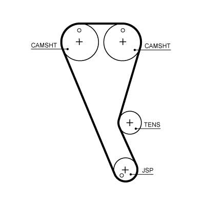 GATES GATT363HOB Timing Belt