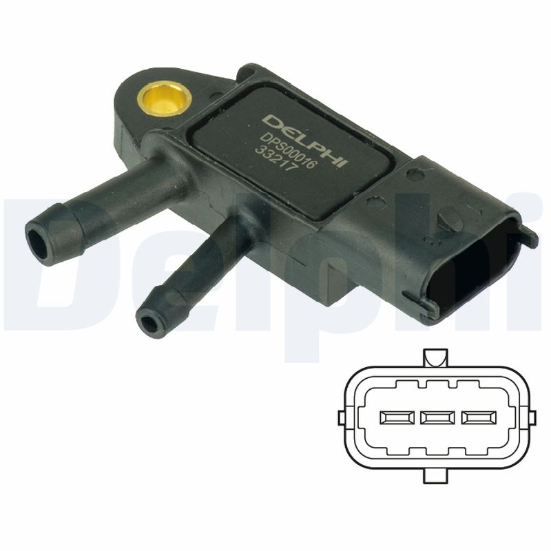 DELPHI PS00016 Exhaust Pressure Sensor