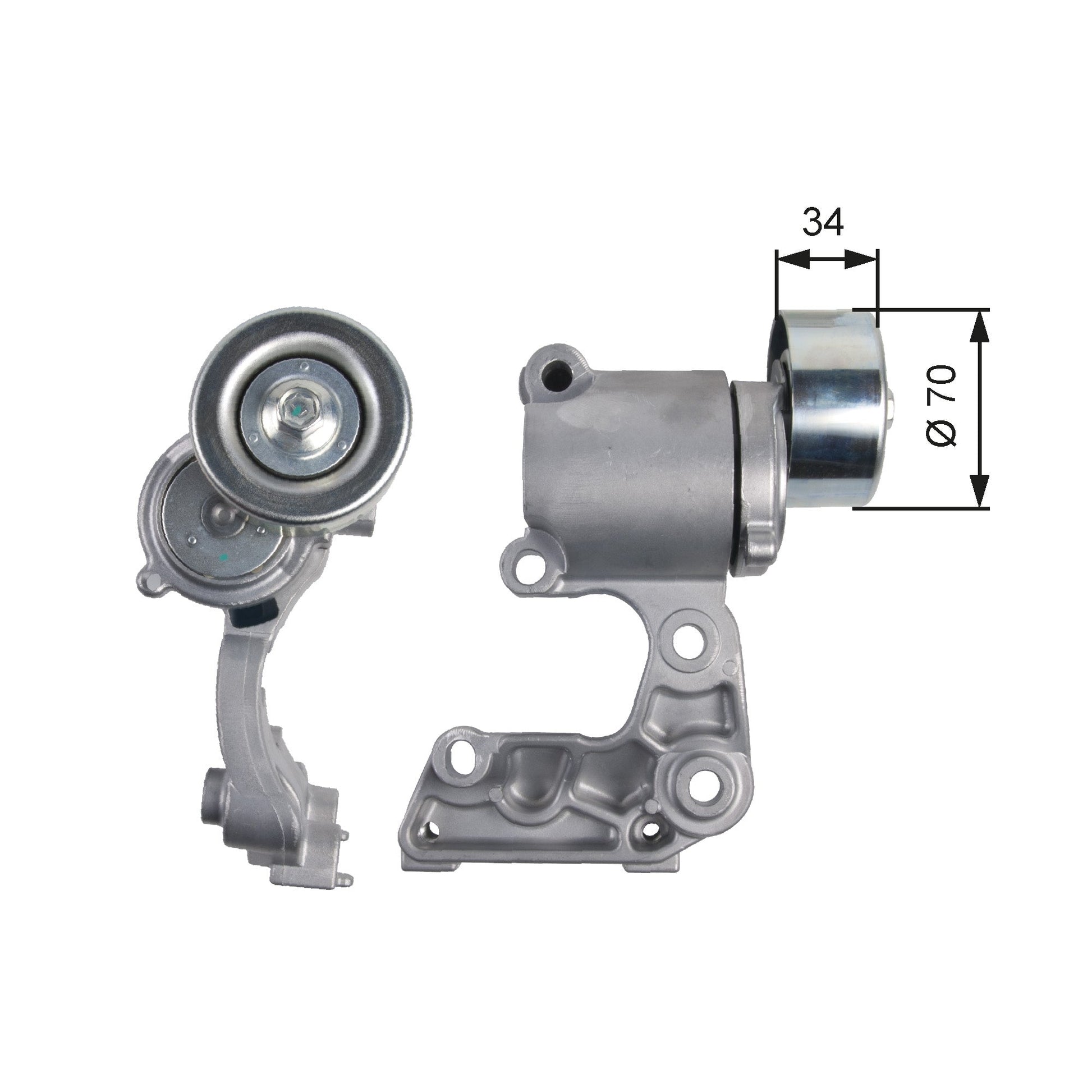 GATES GATT39140 V-Ribbed Belt Tensioner Lever