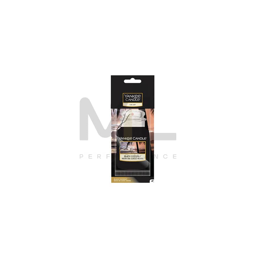 Yankee Candle Car Jar Air Freshener - Black Coconut