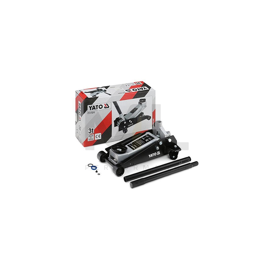 YATO YT-17211 Jack 3t, Hydraulic, SUVs, Trolley jack