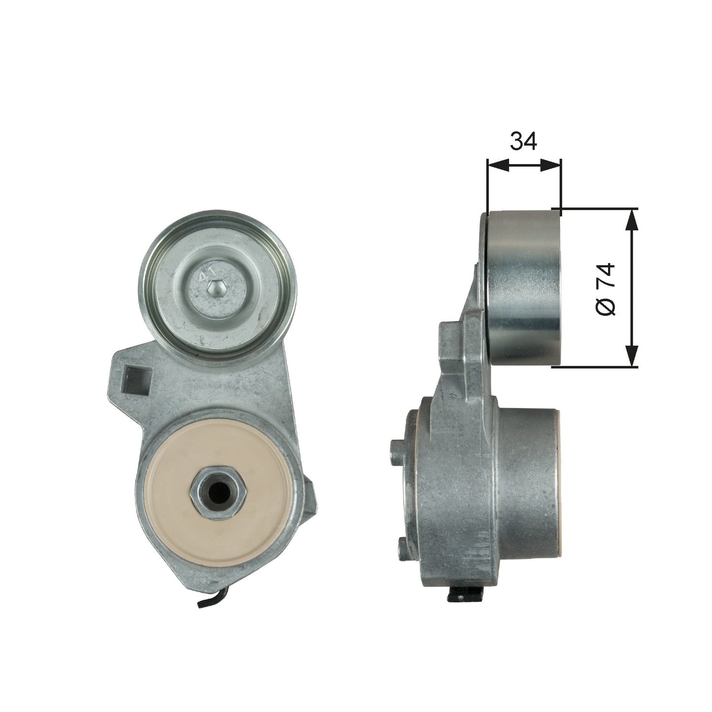 GATES GATT38717 V-Ribbed Belt Tensioner Lever