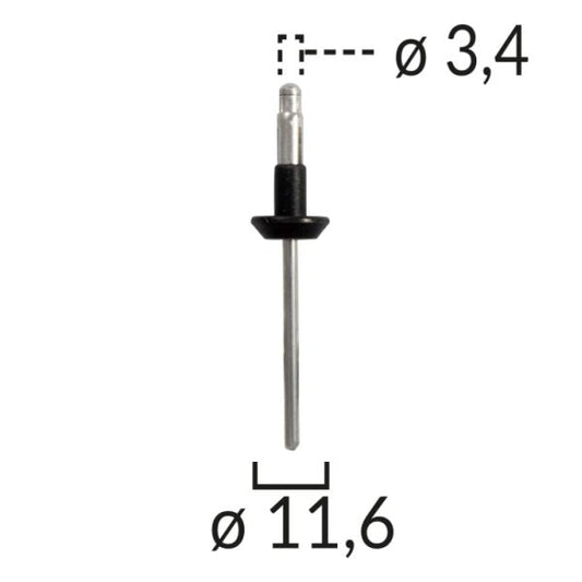 ROMIX ROMC10135 Upholstery Pin