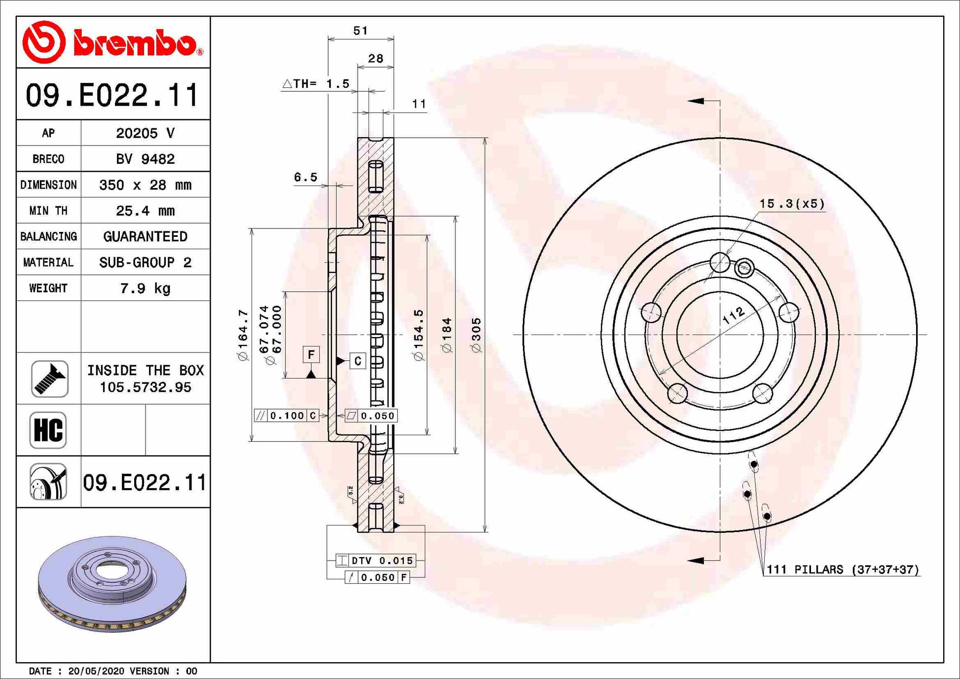 MERITOR MERMCK1100 Disc Brake Caliper Repair Kit