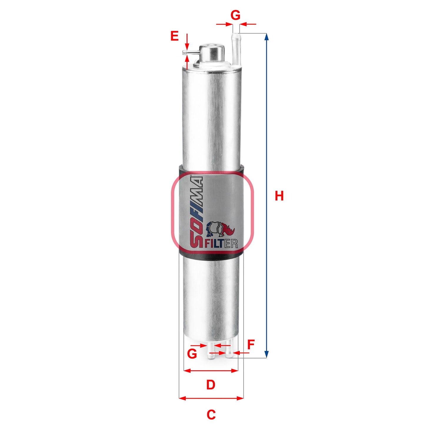 SOFIMA S1847B Fuel Filter