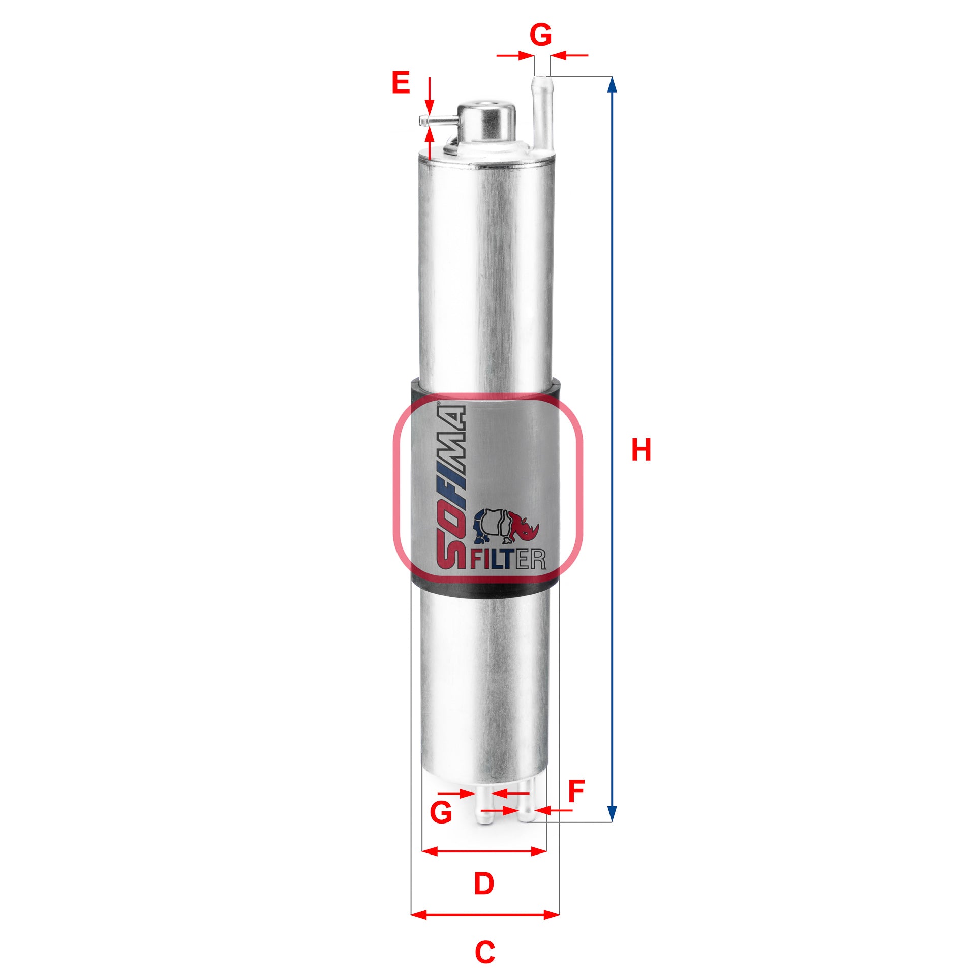 SOFIMA S1847B Fuel Filter