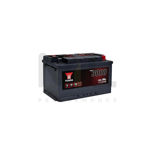 Yuasa YBX3110 12v 80Ah SMF Battery