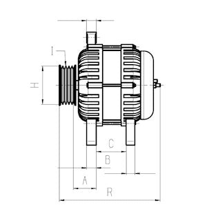 HC-CARGO CAR116830 Alternator