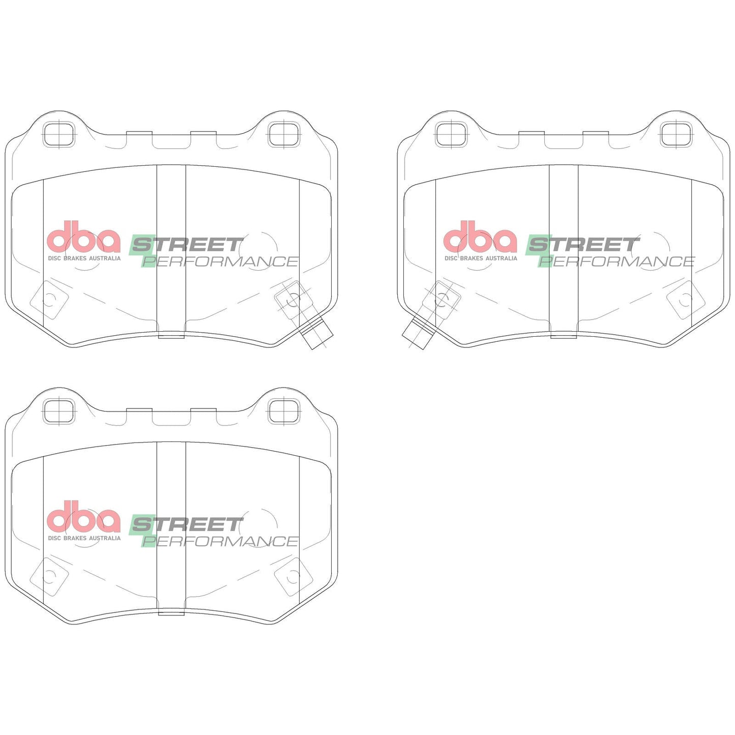 DBA DB15007SP High Performance Brake Pad Set