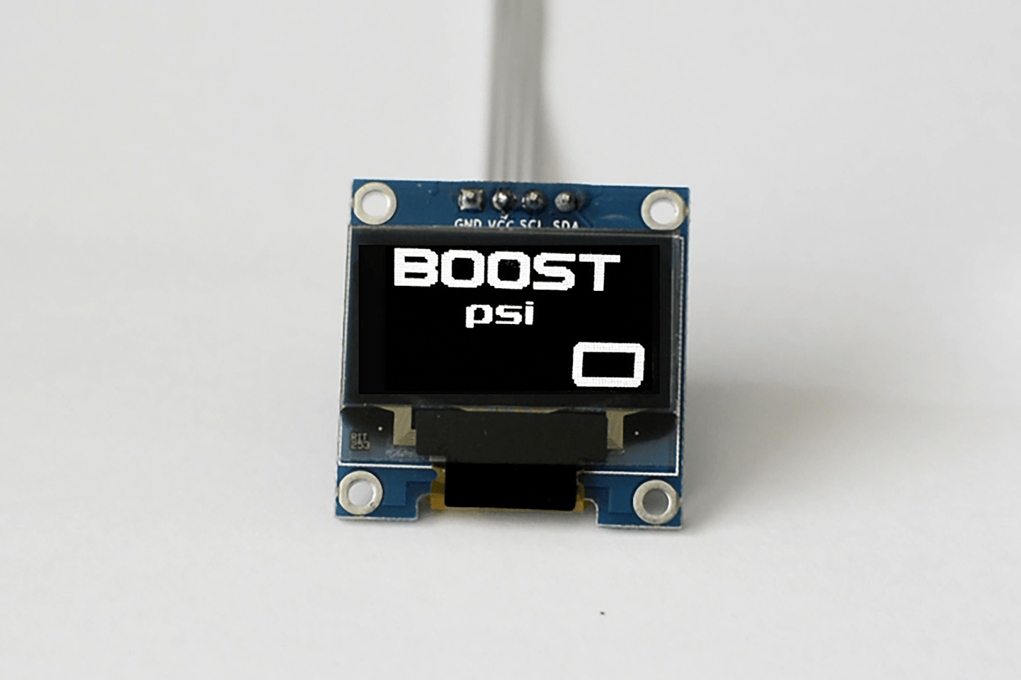 Zada Tech Oled 1.3" Digital Single Boost Gauge (Psi) // Extra Large Digits // Incl. Sensor