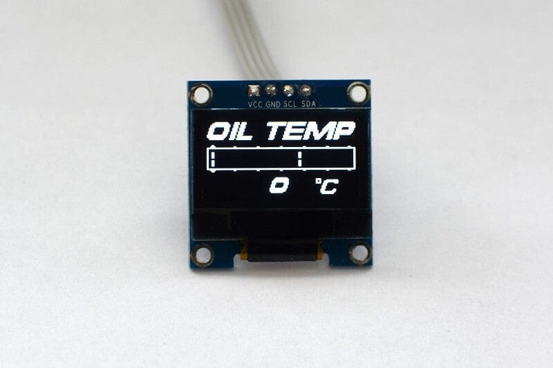 Zada Tech OLED 1.3" Digital Single oil temperature gauge (Celsius)