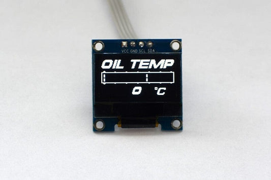 Zada Tech OLED 1.3" Digital Single oil temperature gauge (Celsius)