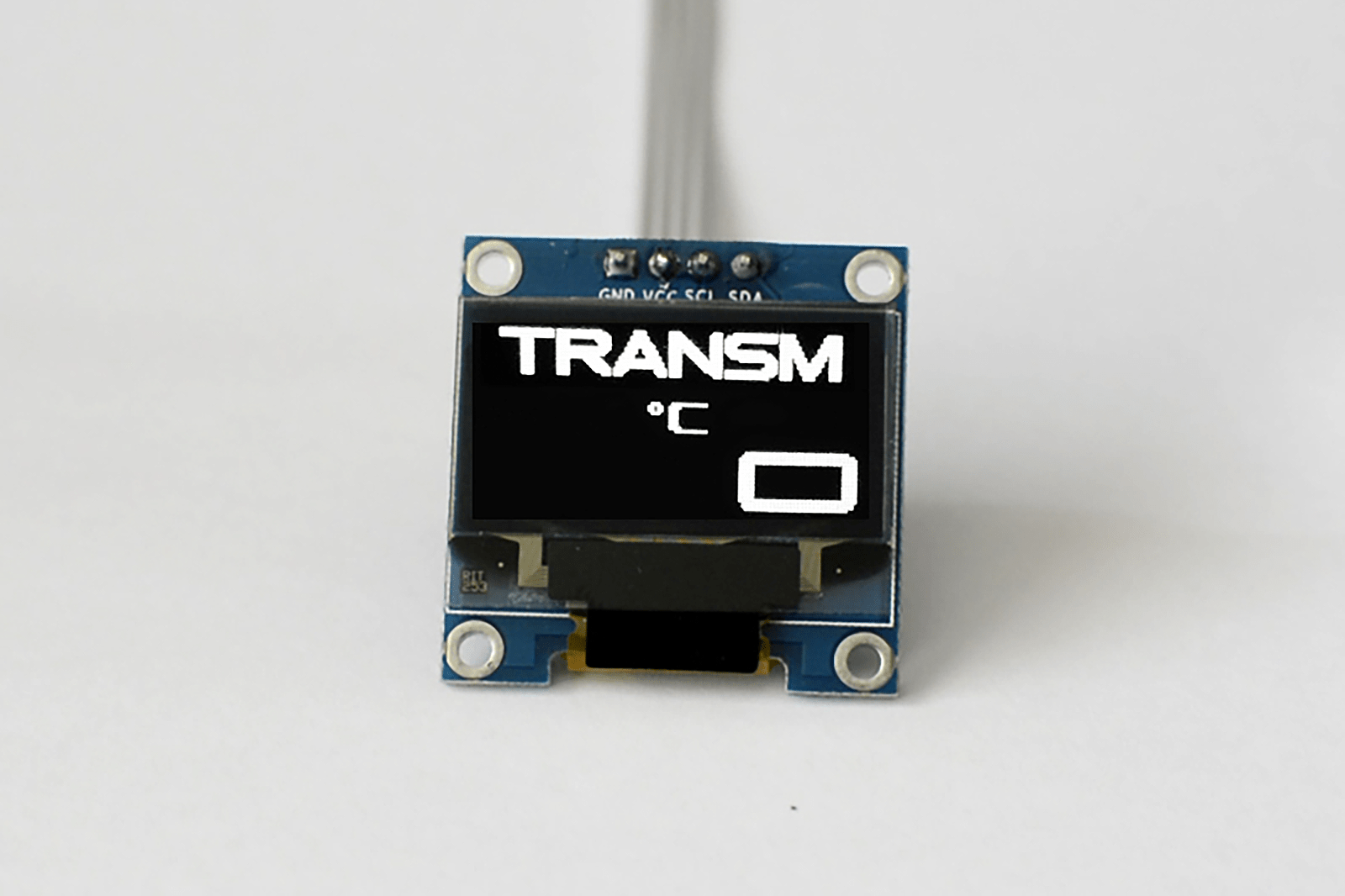 Zada Tech Oled 1.3" Digital Single Transmission Temperature Gauge (Celsius) // Extra Large Digits // Incl. Sensor