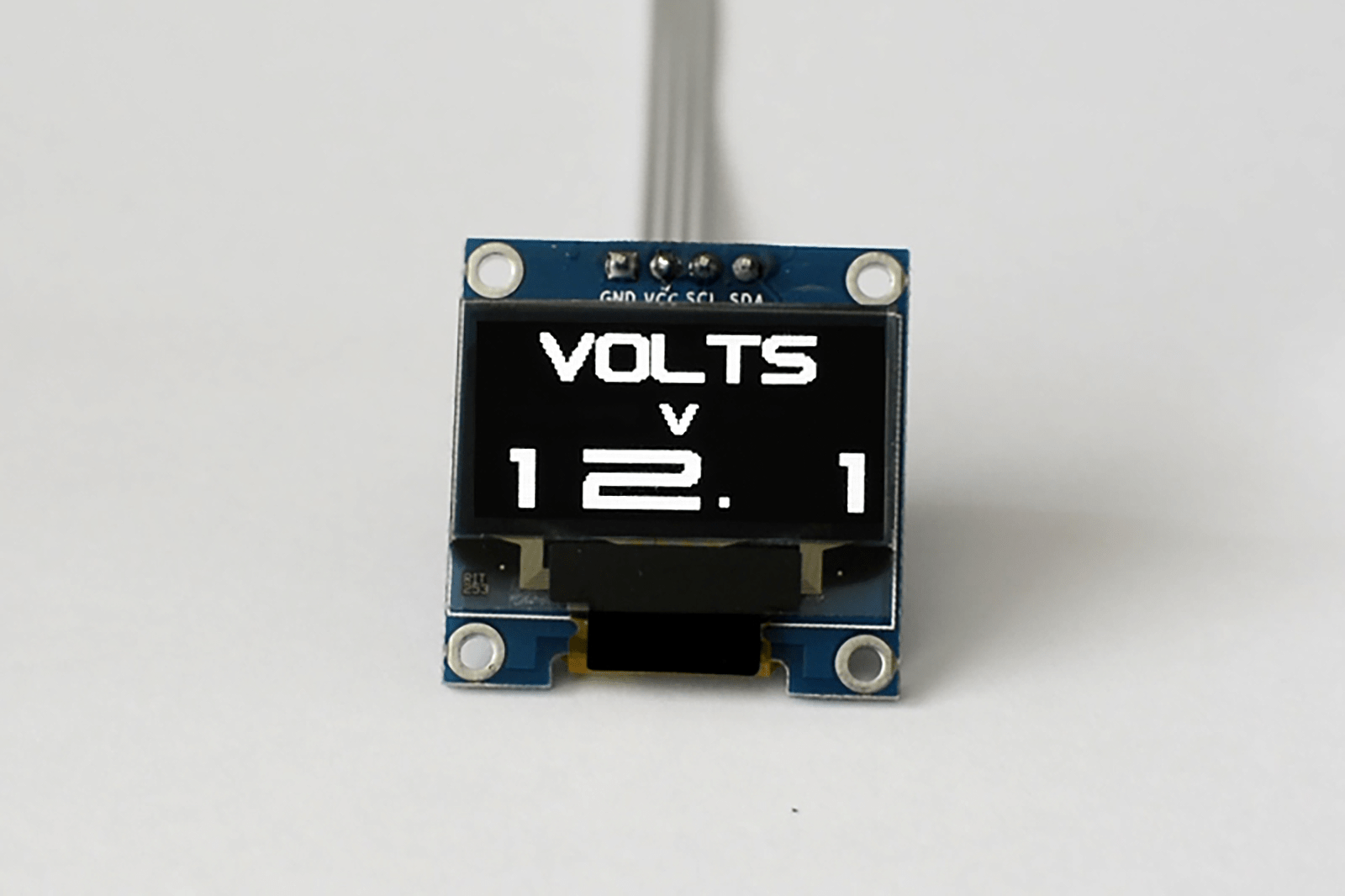 Zada Tech Oled 1.3" Digital Single Volt Gauge // Extra Large Digits