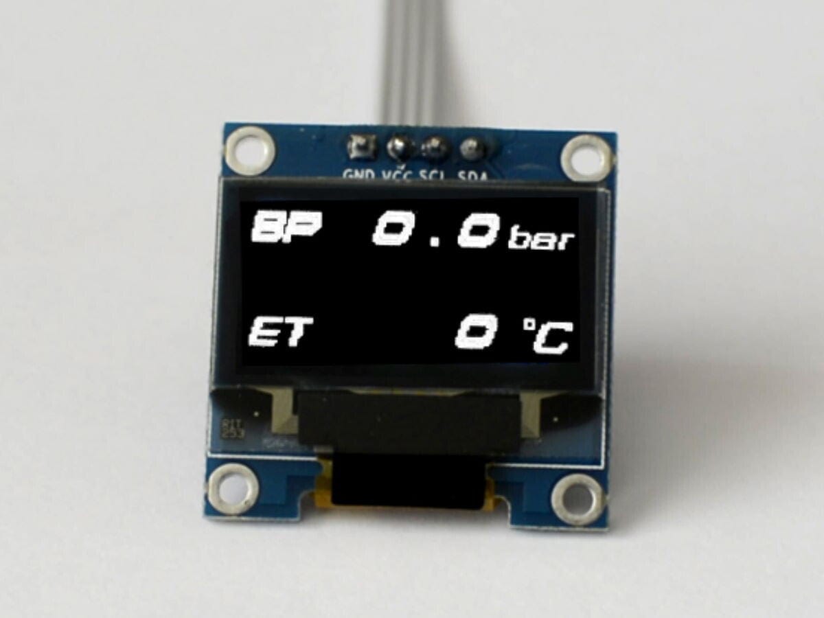 Zada Tech OLED 1.3" dual display exhaust gas temperature (°C) + boost pressure (Bar) // incl. sensors