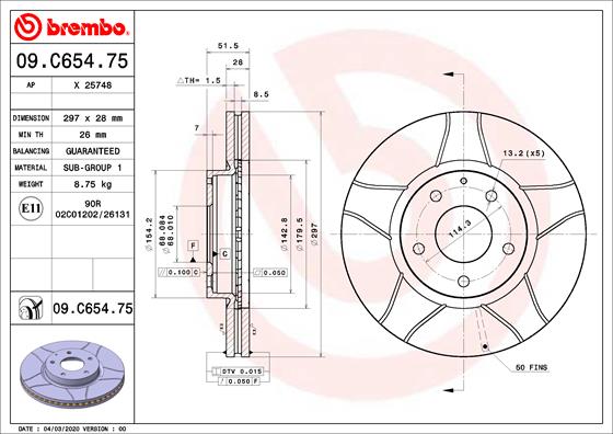 DELPHI LH7407 Brake Hose