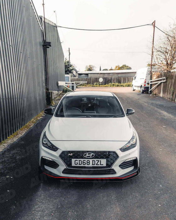 Zaero ZA-I30N-PREFL-FS HYUNDAI I30 N PRE-FACELIFT EVO-1 GLOSS BLACK FRONT SPLITTER