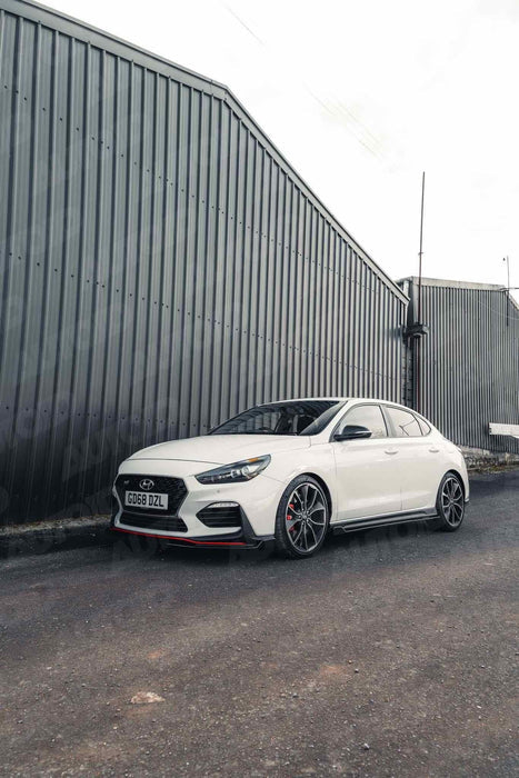 Zaero ZA-I30N-PREFL-FS HYUNDAI I30 N PRE-FACELIFT EVO-1 GLOSS BLACK FRONT SPLITTER