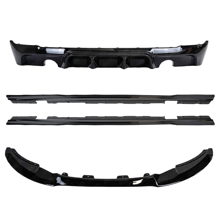 Zaero ZD-BF22FBKGB BMW M235I & M240I F22 F23 EVO-1 GLOSS BLACK BODY KIT