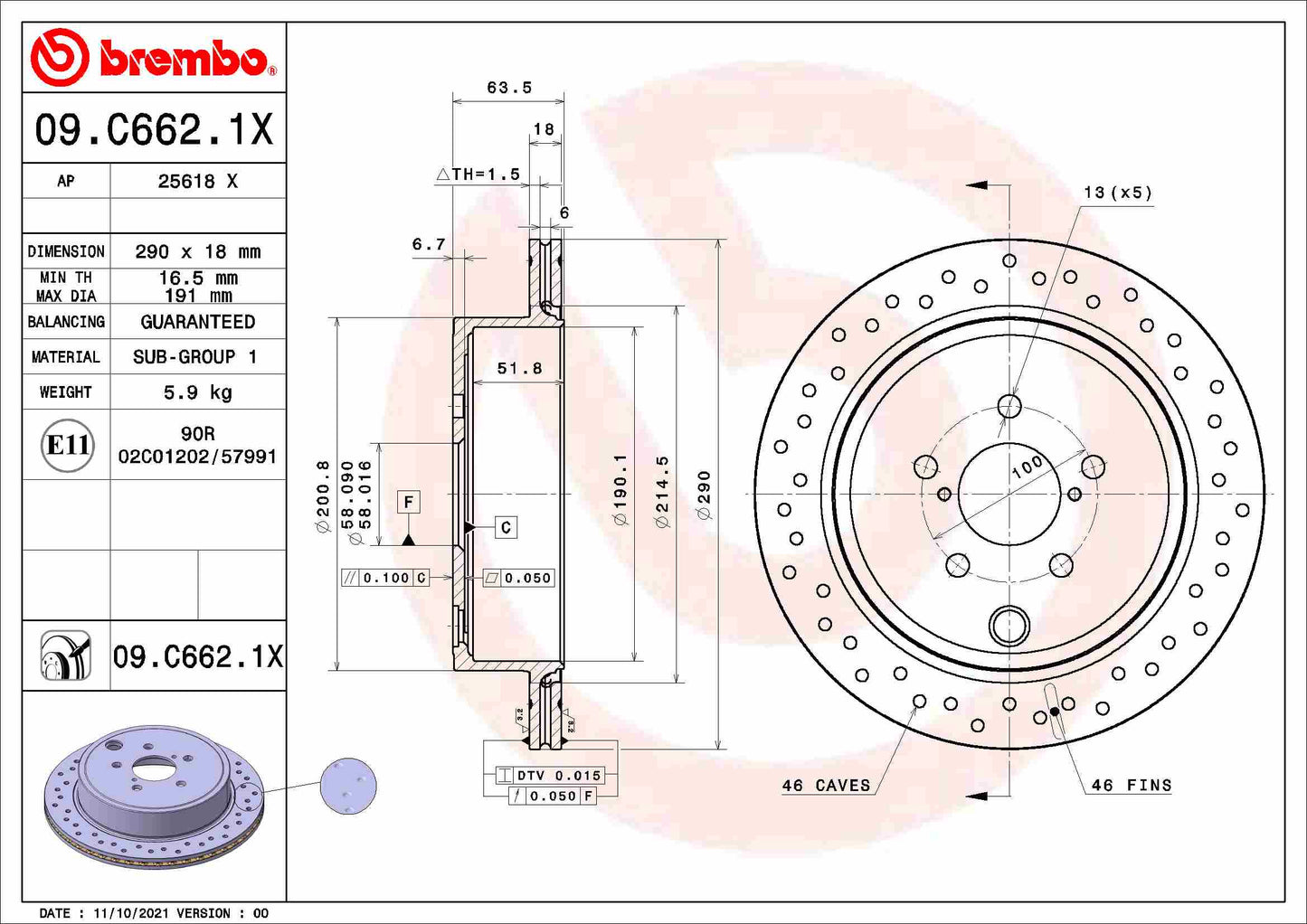 DELPHI LH7332 Brake Hose
