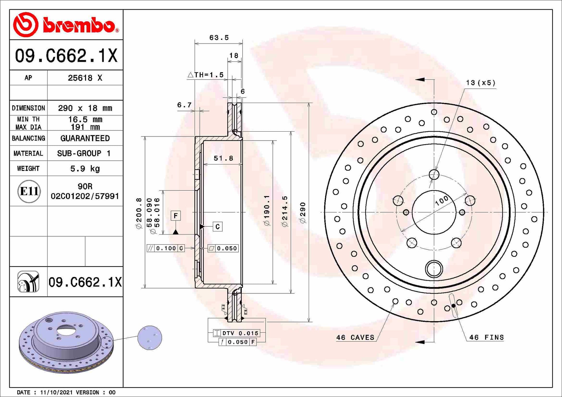 DELPHI LH7332 Brake Hose