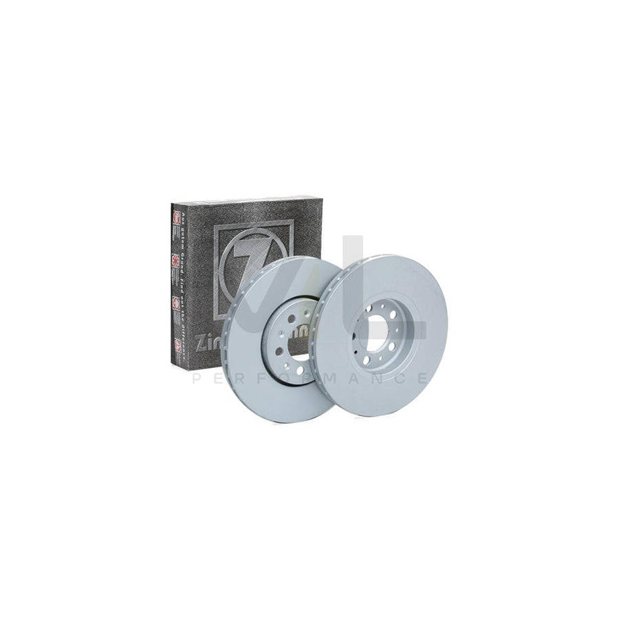 ZIMMERMANN COAT Z 100.1235.20 Brake Disc Externally Vented, Coated, High-carbon  - 1 piece